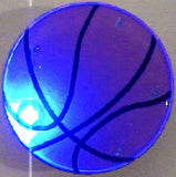 Basketball Flashing Body Light Lapel Pins