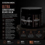 SYDONI MEN ULTRA CONDITIONING BEARD BALM | Soften, Hydrate & Tame120ml 4 fl. oz.