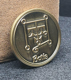 Botis Demon Sigil Coin - Ars Goetia President and Earl Seal