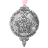 Baby Girl’s First Christmas Ornament with Crystals