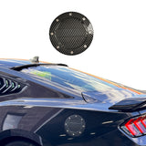 JSD Modern Style Replacement Fuel Door for Ford Mustang 2024 2025 All Models, Carbon Fiber Style