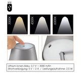 "Luce" LED Bottle Lamp, 5.25" x 4.25" dia.