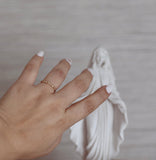 Mystical Rose Ring 14k Yellow Gold