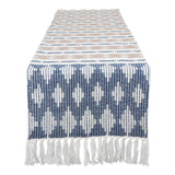 Dii French Blue/Stone Colby Southwest Table Runner