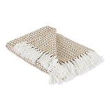 Dii Arrowhead Woven Throw, 50X60 With 3 Fringe, Stone, 1 Piece