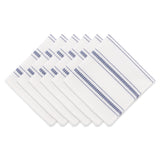 Dii French Blue Zig Dobby Stripe Napkin (Set Of 6)