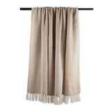 Dii Stone Herringbone Stripe Throw