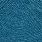 Storm Blue Round Pp Woven Placemat Set/6
