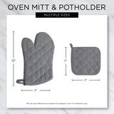 Wine Terry Oven Mitt Set/2