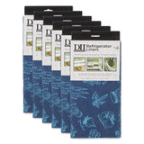 Dii Nautical Blue Market Print Fridge Liner (Set Of 6)