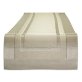 Dii Champagne Pvc Woven Table Runner 14X72