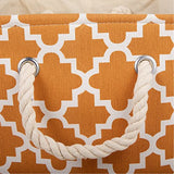 Dii Polyester Bin Lattice Pumpkin Spice Rectangle Large
