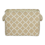 Dii Polyester Bin Lattice Vintage Linen Rectangle Large