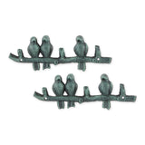 BIRDS ON A BRANCH WALL HOOK SET / 2
