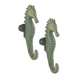 AQUAMARINE SEAHORSE HOOK SET / 2