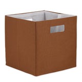 Polyester Cube Solid Cinnamon Square 13X13X13