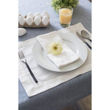 Dii Blue Solid Chambray Tablecloth