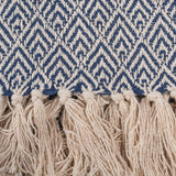 Dii Nautical Blue Diamond Throw