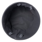 Dii Polyester Pet Bin Stripe With Paw Patch Gray Round Medium