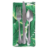 Dii Banana Leaf Print Outdoor Napkin (Set Of 6)