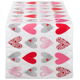 Dii Hearts Collage Print Table Runner