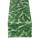 Dii Banana Leaf Outdoor Table Runner With Zipper
