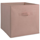 Dii Nonwoven Polypropylene Cube Solid Millennial Pink Square (Set Of 2)