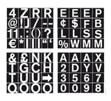 .75 Magnetic Set Of Letters, Numbers & Symbols