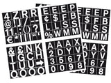 .75 Magnetic Set Of Letters, Numbers & Symbols