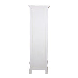 Sunset Trading Cottage Narrow Bookcase | Distressed White