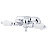 Kingston Brass CC46T1 Vintage 33/8Inch Wall Mount Tub Faucet, Polished Chrome