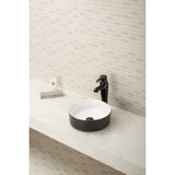 Adam Over The Counter Vessel Stone Basin Sink