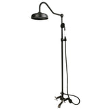Kingston Brass CCK2665 Vintage Clawfoot Tub Faucet Package with Shower Combo, Oil Rubbed Bronze
