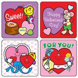 Valentines Day Motivational Stickers, Pack of 120