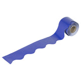 Navy Rolled Scalloped Border, 36