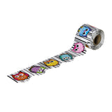 Colorful Owls Rolled Scalloped Borders, 36
