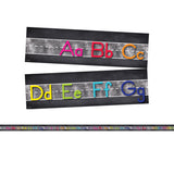 Stars Alphabet Line: Manuscript Mini Bulletin Board Set