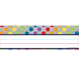 Sparkle + Shine Rainbow Dots on Glitter Nameplates