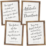 Schoolgirl Style Industrial Chic Chart Set
