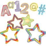 Sparkle + Shine Rainbow EZ Letters and Colorful Cut-Outs Set