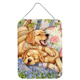 Caroline'S Treasures Yellow Labrador Deck Pups Wall Or Door Hanging Prints Cdco0194Ds1216, 16H X 12W, Multicolor