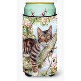 Caroline'S Treasures Sleepy Cat By Debbie Cook Tall Boy Beverage Insulator Hugger, Multicolor