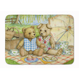 Caroline'S Treasures Summertime Teddy Bears Picnic Floor Mat, 19 X 27, Multicolor