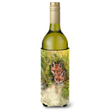 Caroline'S Treasures Cdco0324Literk Fox Cubs Peepers By Debbie Cook Wine Bottle Beverage Insulator Hugger, 750Ml, Mult