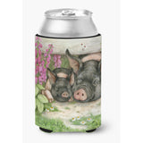 Caroline'S Treasures Cdco0355Cc Pigs Under The Fence By Debbie Cook Can Or Bottle Hugger, Multicolor