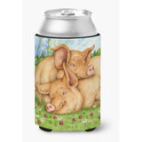 Caroline'S Treasures Cdco0358Cc Pigs Tamworth'S In Clover Can Or Bottle Hugger, Multicolor