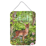 Caroline'S Treasures European Roe Deer Fawn Wall Or Door Hanging Prints Cdco0504Ds1216, 16H X 12W, Multicolor