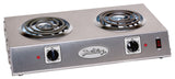 Professional Double Burner Range - Stainless