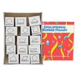 Geometric Shape Stamps, 2D, Set of 15