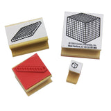 Base 10 Block Stamps, Set of 4